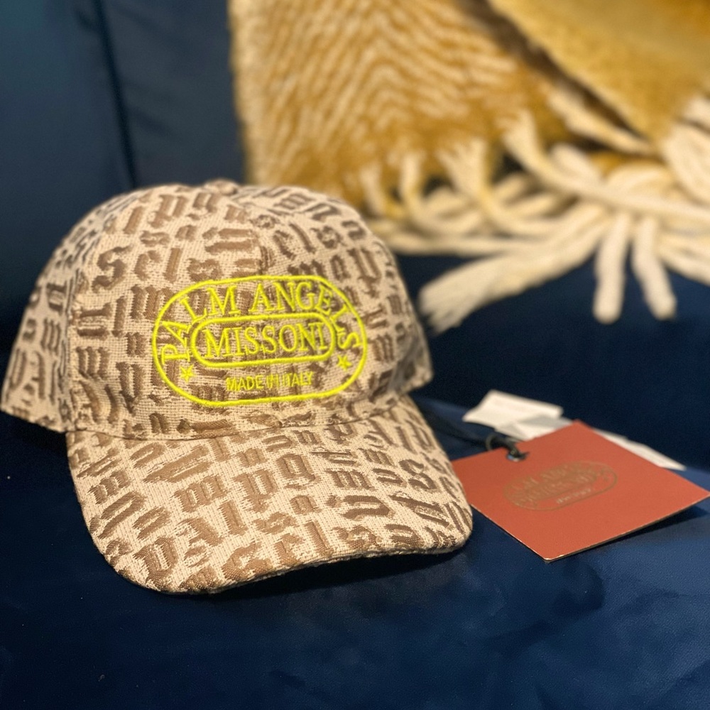 Palm Angels Missoni Monogram fitted unisex hat